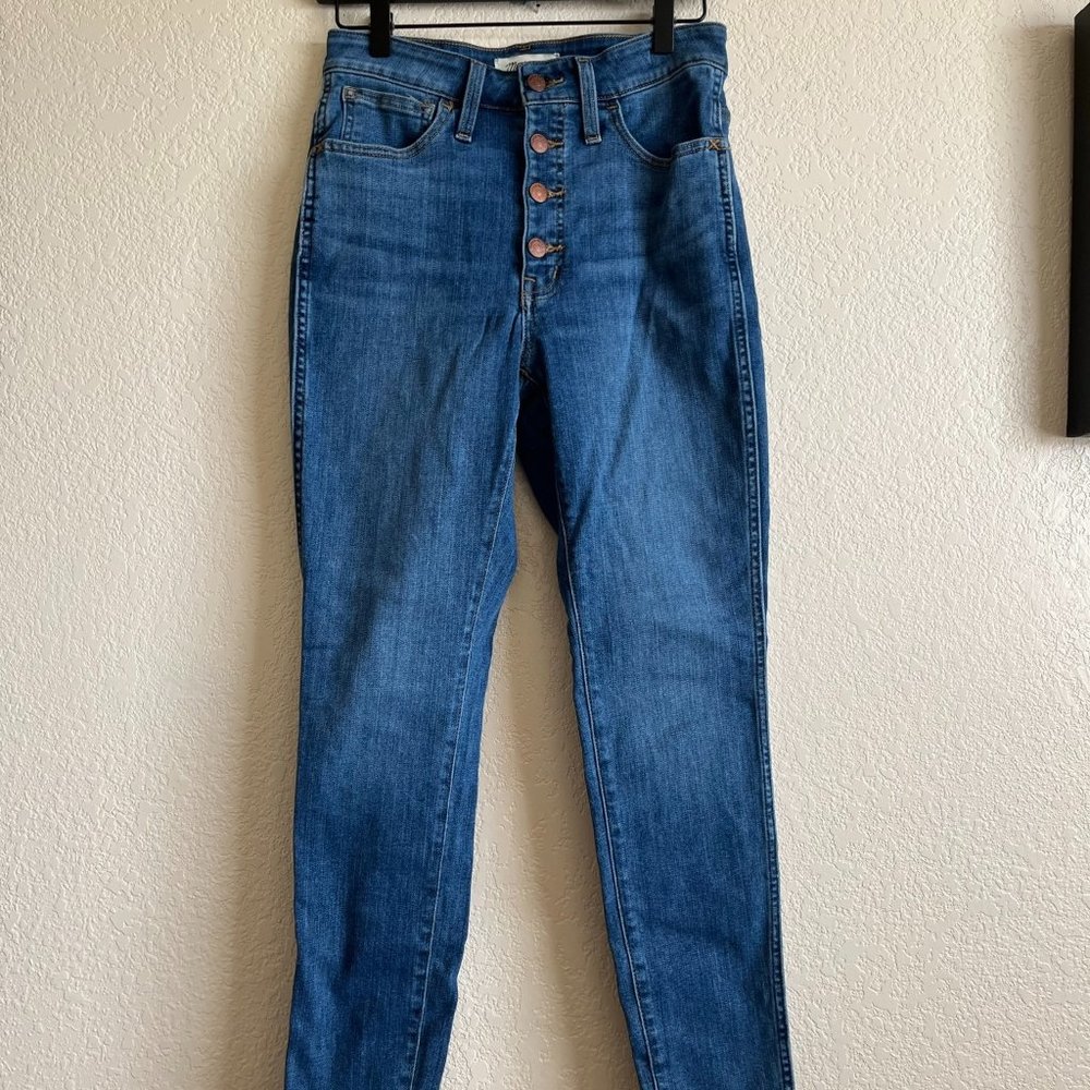Madewell - Button Fly Curvy Roadtripper Supersoft Skinny Jean | US Women 27